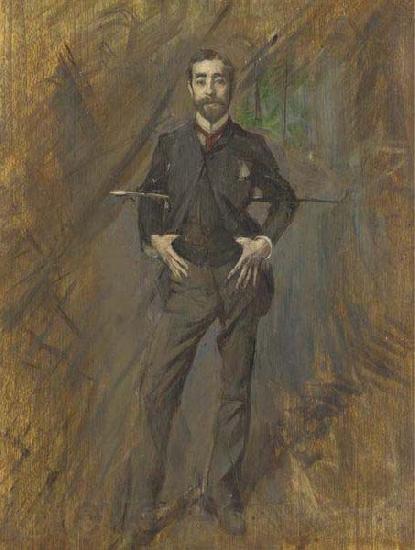 Giovanni Boldini Portrait of John Singer Sargent Spain oil painting art